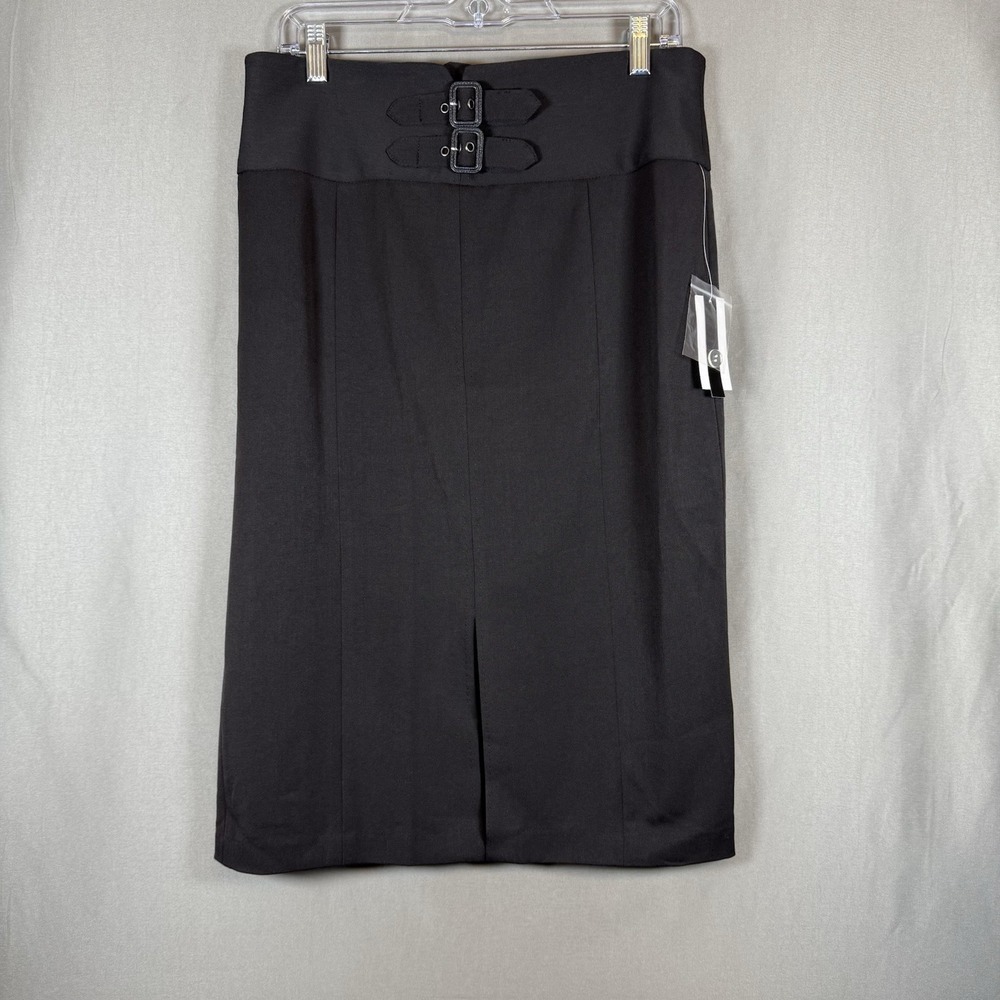 Grace Elements Women's Black Straight Pencil Skirt Rockabilly Pinup Goth 10